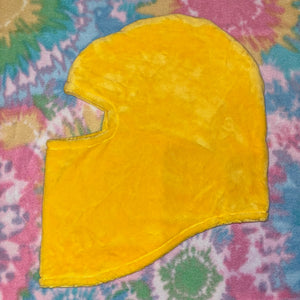 Yellow Minky Fleece Balaclava